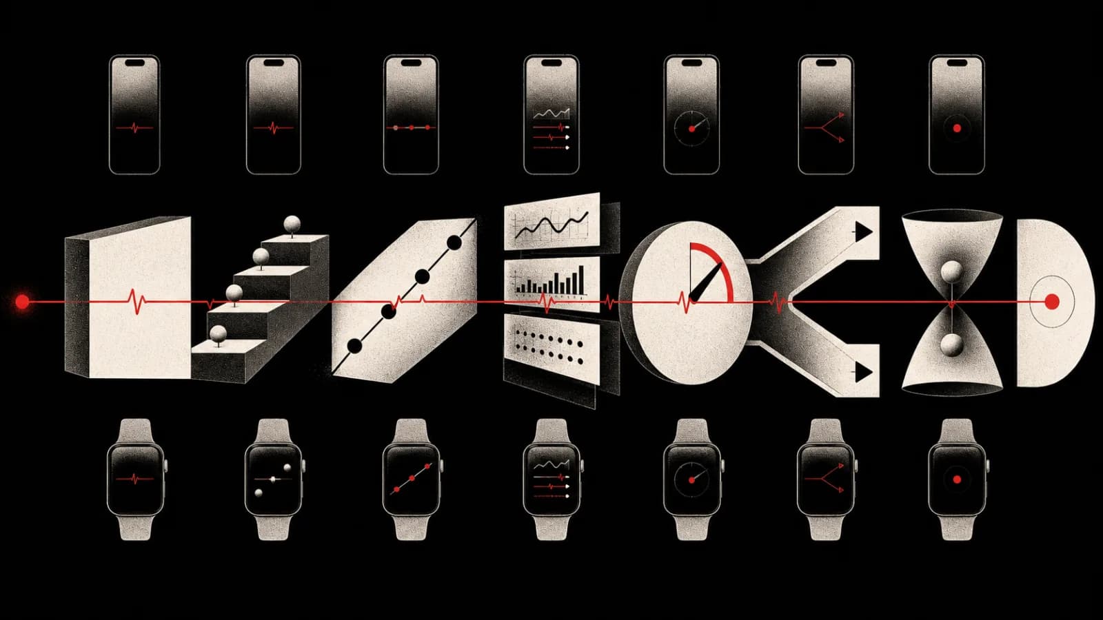 Seven Live Activity templates branching from one production source into Lock Screen and Dynamic Island previews.