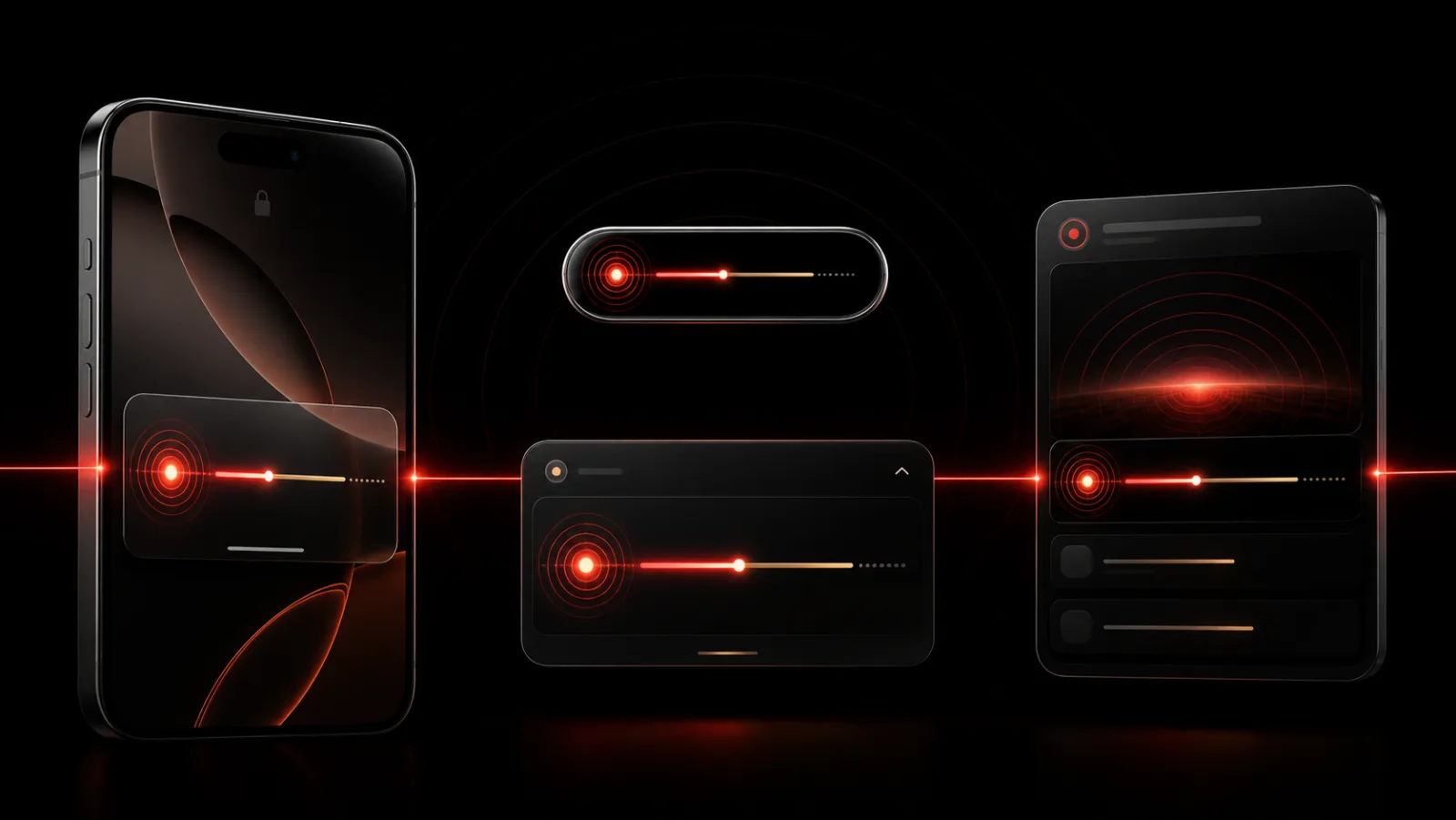 One live event carried across the Lock Screen, Dynamic Island, Android live update, and PingRoom room feed.