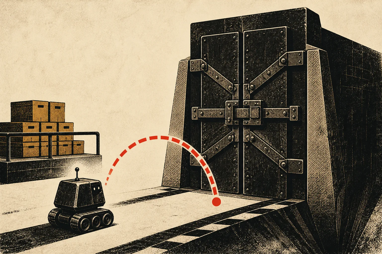 An agent remains safely stopped before a closed deletion gate after an approval request expires without a human response.